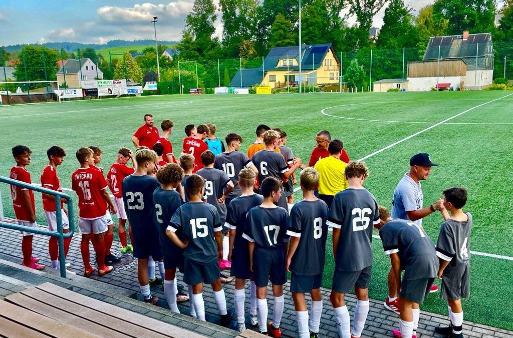 Testspiel unserer C-Jugend gegen U 15 des FSV Zwickau: Da ist noch Luft nach oben…