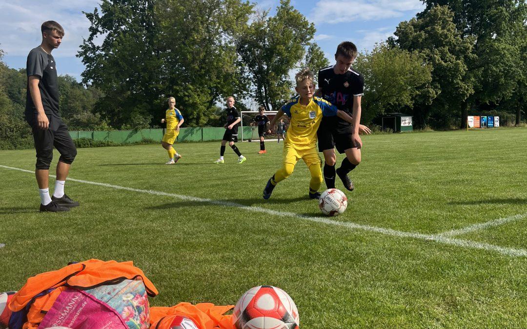 Härtetest für unsere D-Jugend am 16. August 2023 in Dresden