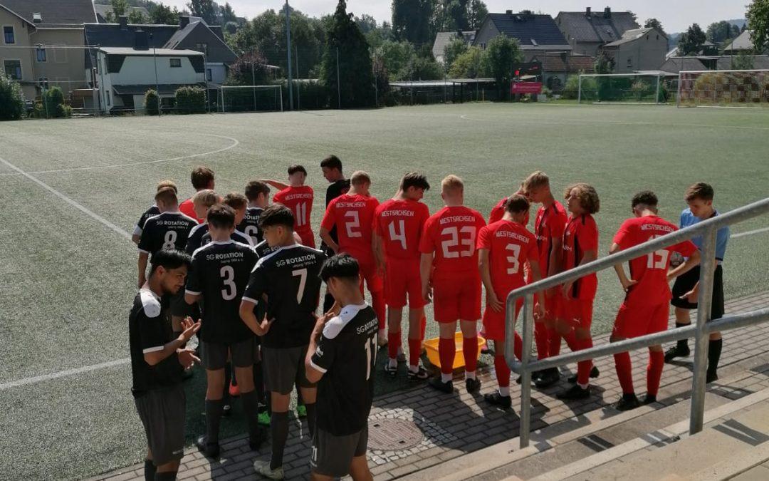 Heute letztes Testpiel der B-Jugend vor Saisonbeginn