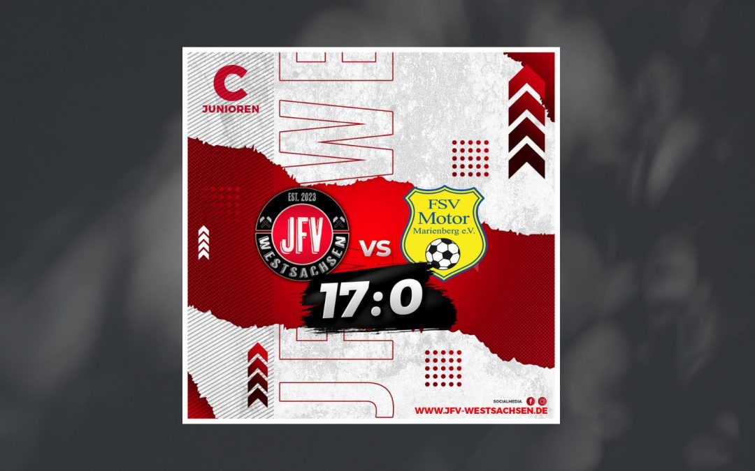 C-Jugend erzielt deutlichen Kantersieg!